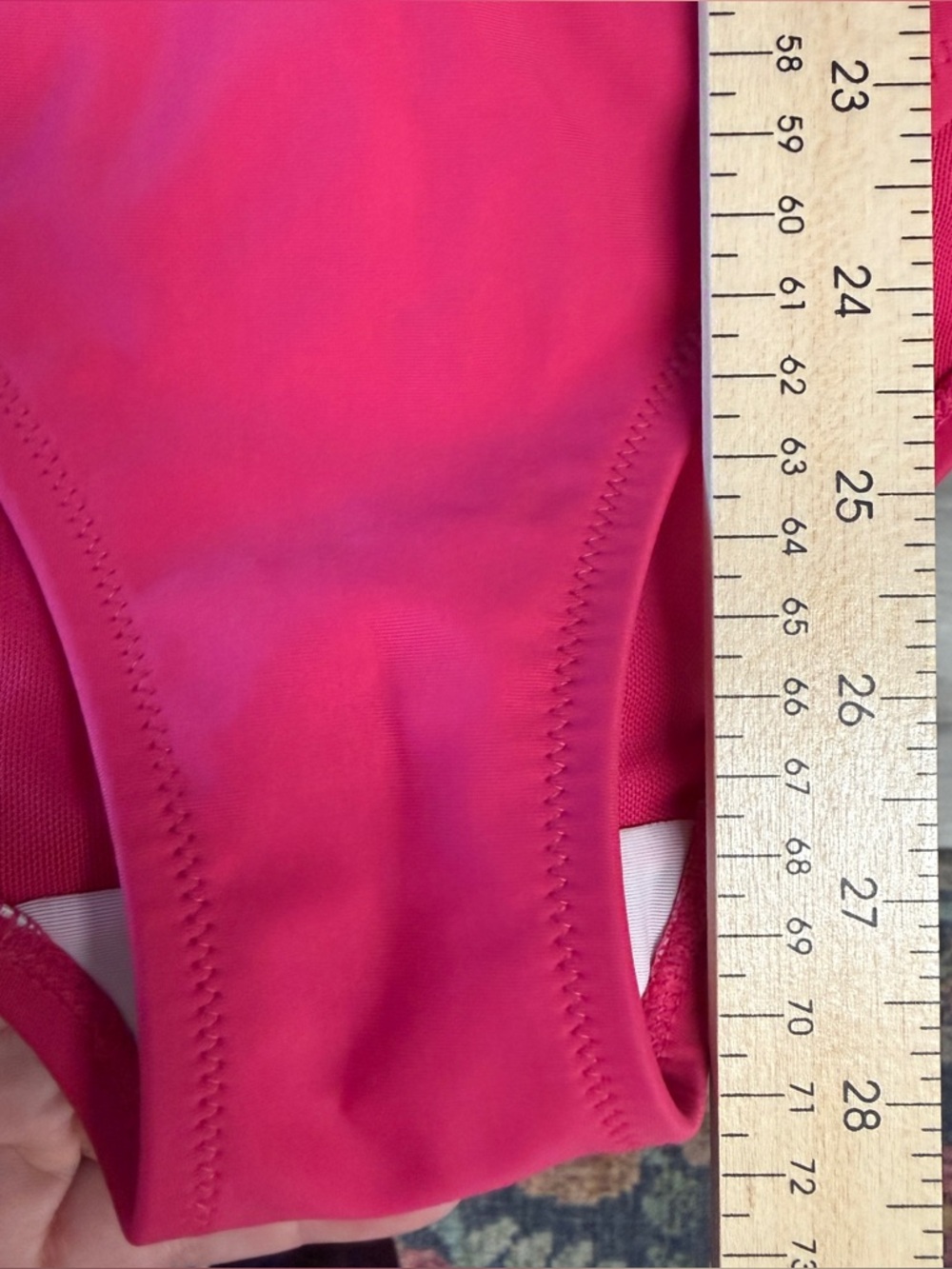 Sweaty Betty One-Piece Swimsuit | Colorblock | Hot Pink + Navy | Size L - Picture 8 of 8